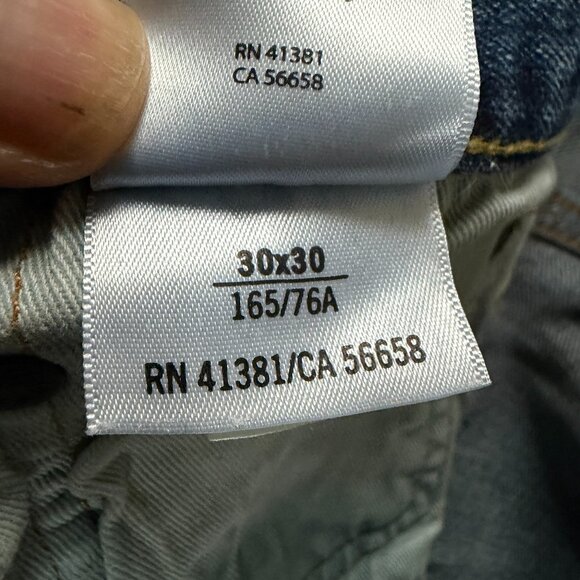 Polo Ralph Lauren The Hampton Relaxed Straight Jean - Sz. 30x30 VERY Good PreOwn - Picture 14 of 15